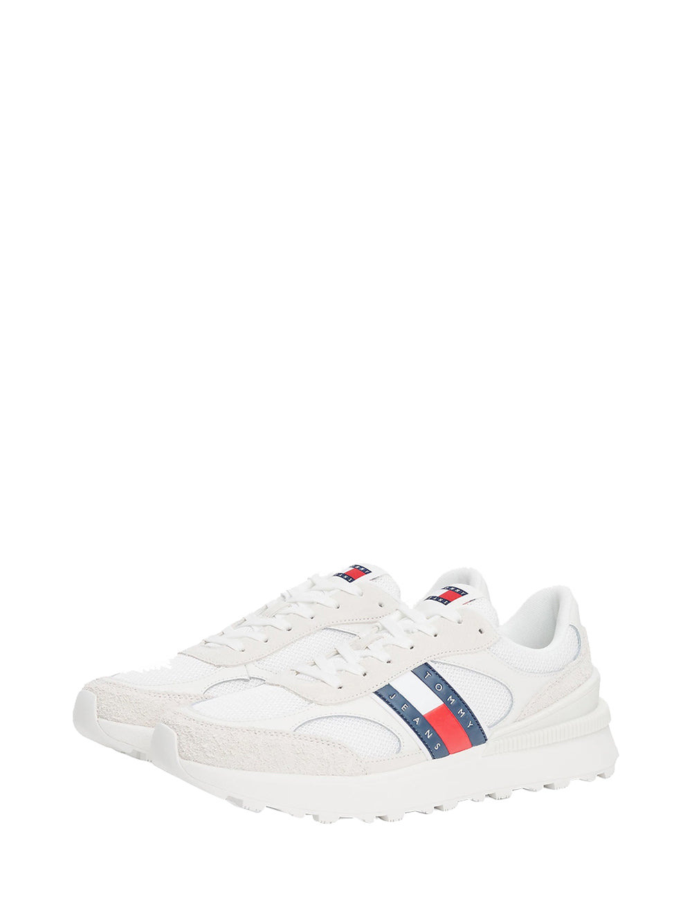 TOMMY HILFIGER 1USCITA Tommy Hilfiger Sneakers Tjm Technical Runner Uomo - Beige Ecru