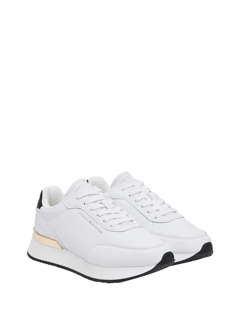 TOMMY HILFIGER 1USCITA Tommy Hilfiger Sneakers Chic Fashion Runner - Bianco Bianco/nero