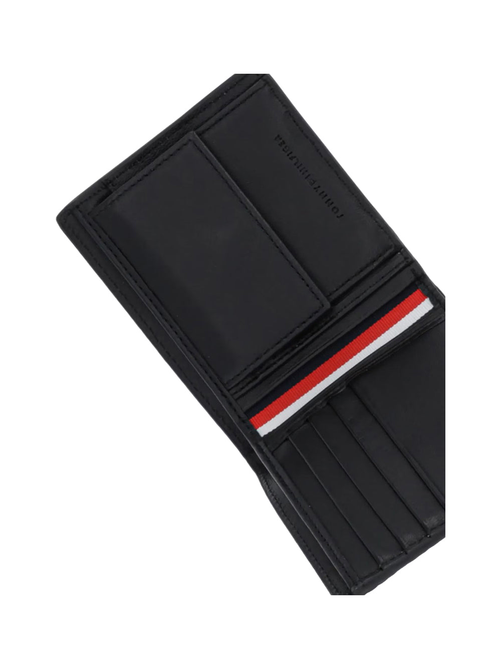 TOMMY HILFIGER 2USCITA Portafoglio Tommy Hilfiger Th Woven Texture Cc Coin Nero Nero