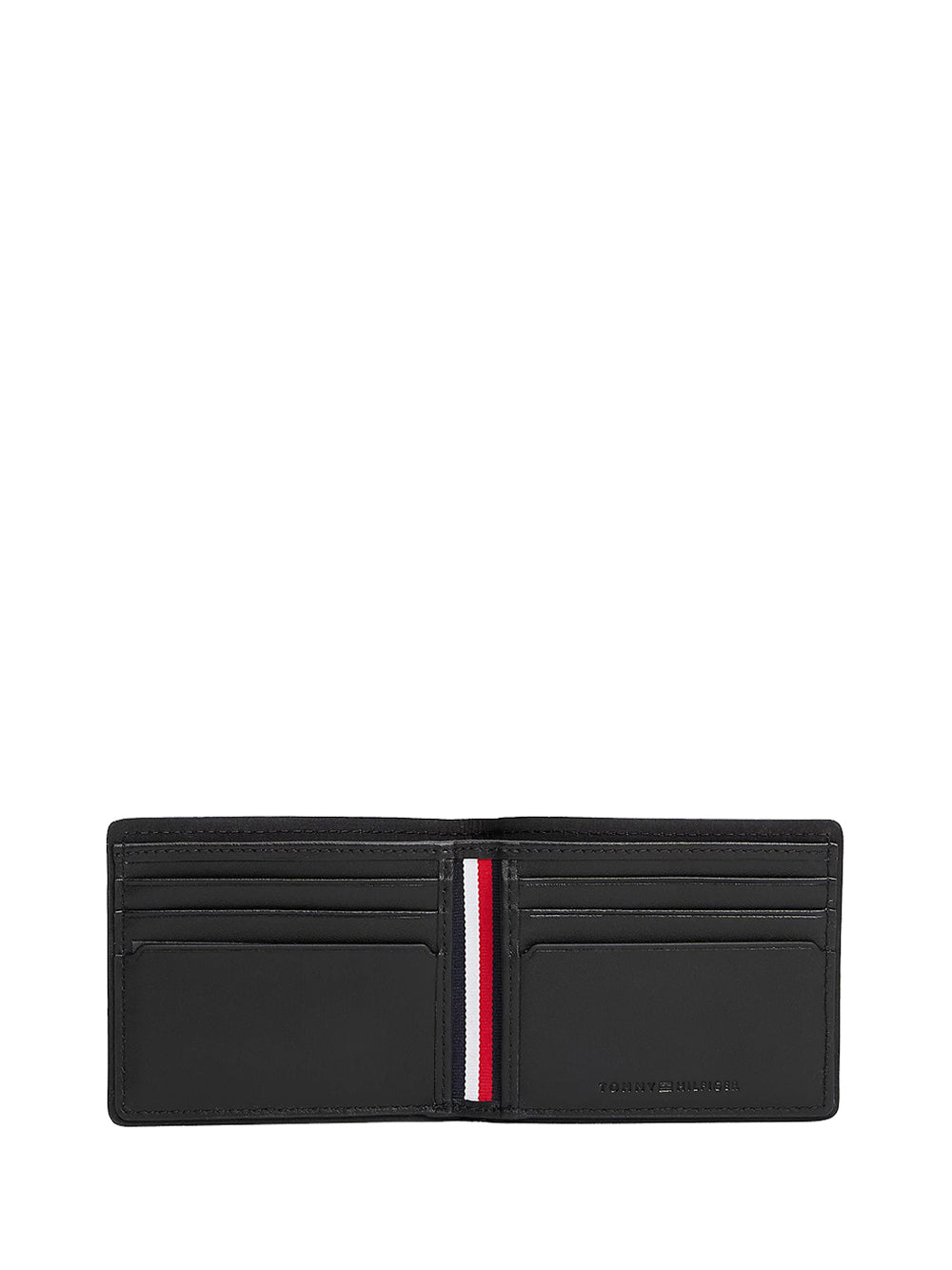TOMMY HILFIGER 2USCITA Portafoglio Tommy Hilfiger Bifold Corporate in pelle Nero Nero
