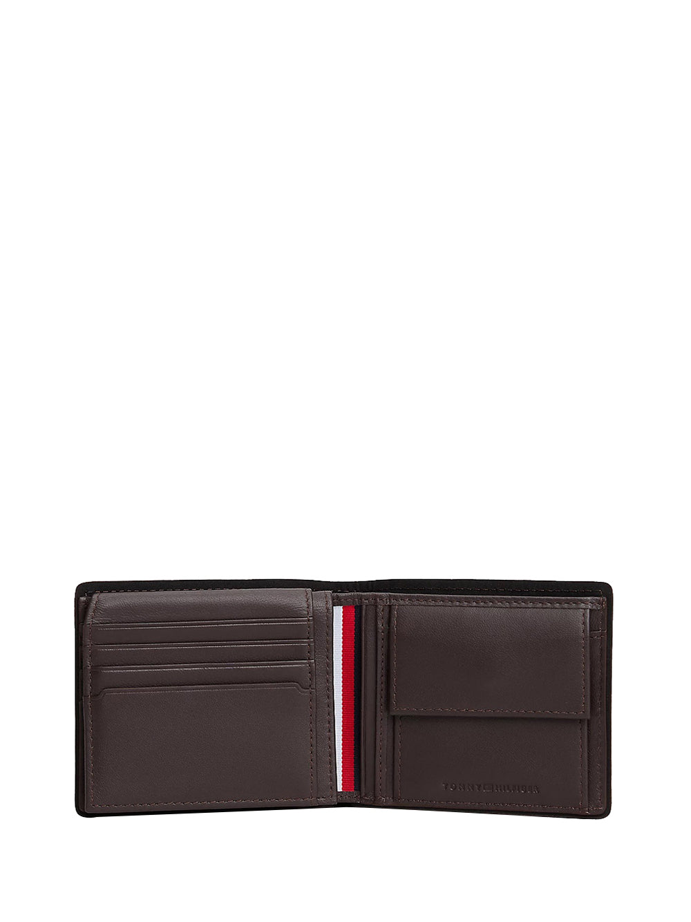 TOMMY HILFIGER 2USCITA Portafogli Tommy Hilfiger Bifold Corporate In Pelle - Marrone