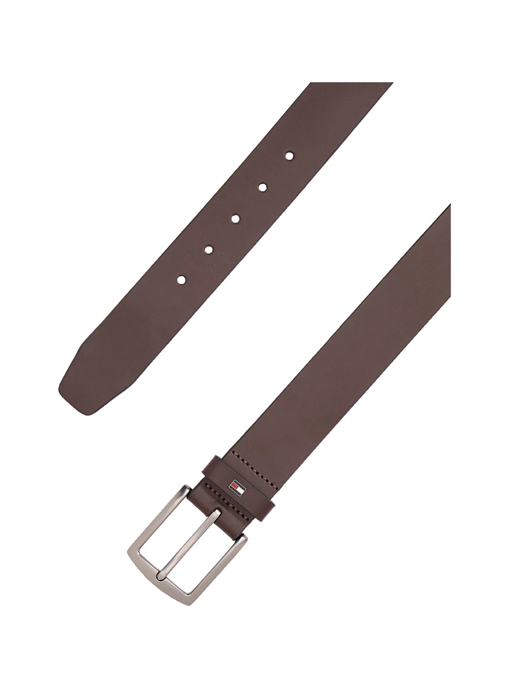 TOMMY HILFIGER 2USCITA Cintura Tommy Hilfigier Denton In Pelle - Marrone Marrone