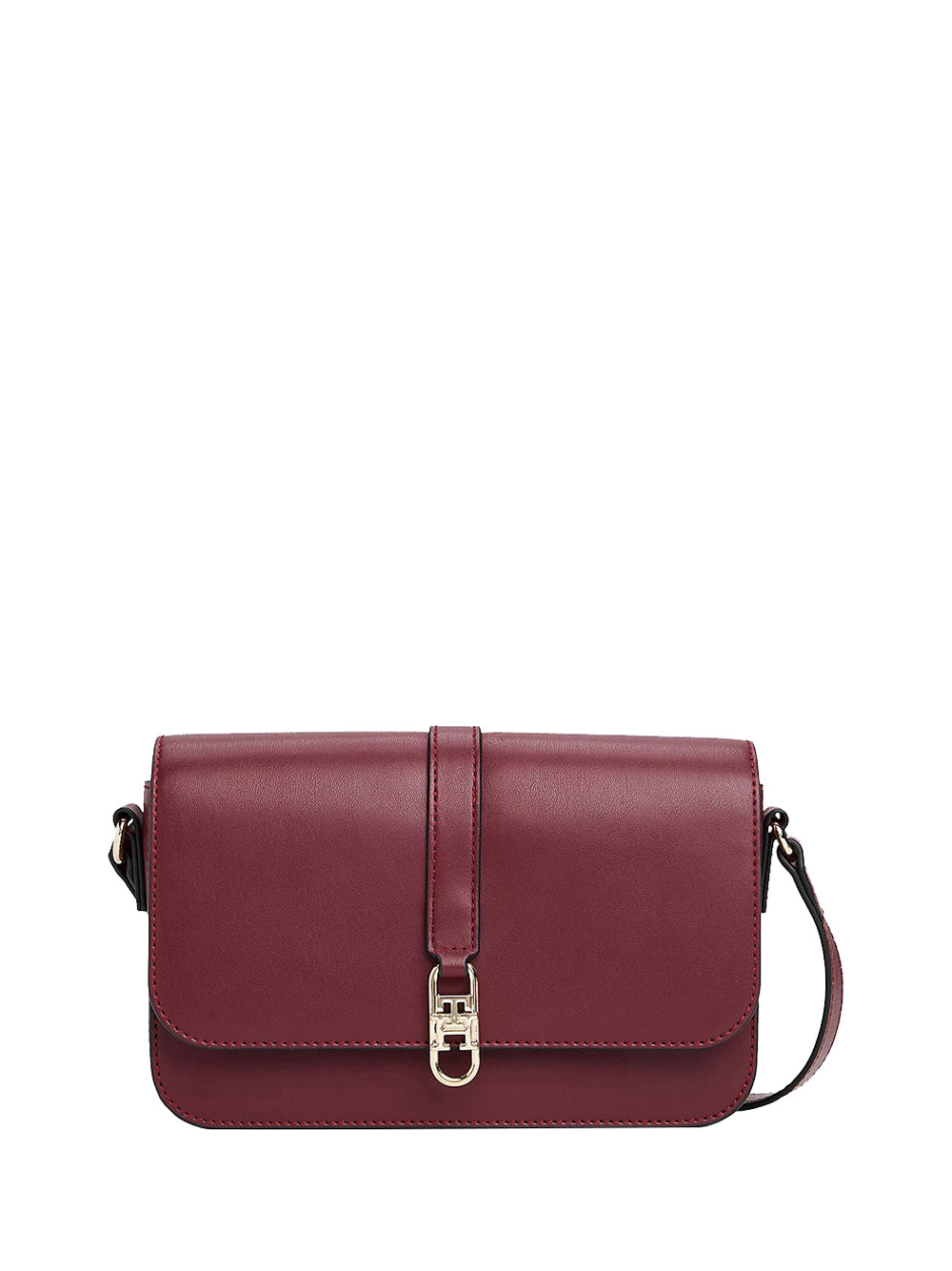 TOMMY HILFIGER 2USCITA Borsa a tracolla Tommy Hilfiger con patta e monogramma TH Rosso Rosso