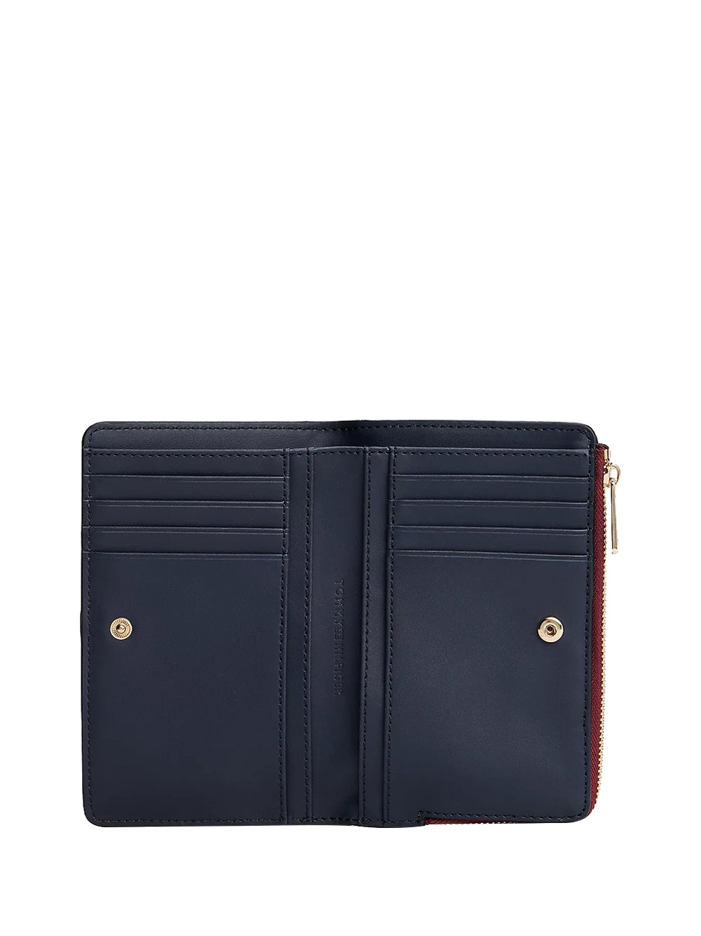 TOMMY HILFIGER 2USCITA Portafoglio Tommy Hilfiger bifold con monogramma TH Rosso Rosso