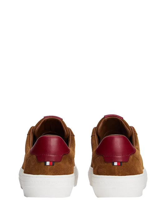 TOMMY HILFIGER 2USCITA Tommy Hilfiger Sneakers Premium Dress Cupsol Ccoconut Grove Marrone Coconut Grove
