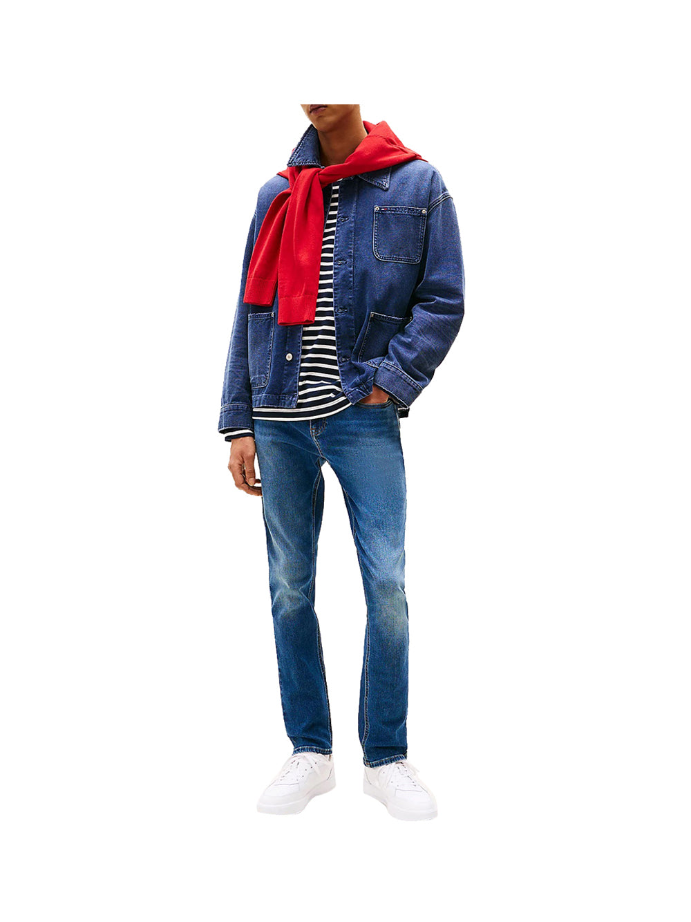 TOMMY JEANS 1USCITA Tommy Jeans Scaton Slim Ci1257 - Denim DENIM DARK