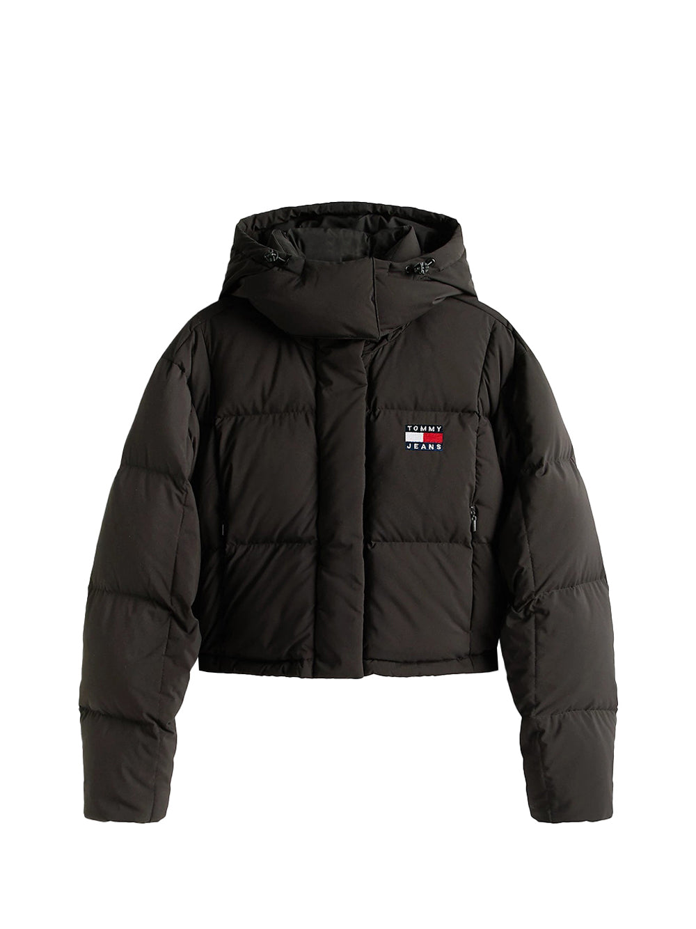 TOMMY JEANS 2USCITA Giubbotto Tommy Hilfiger Alaska Cropped Fit Nero Nero