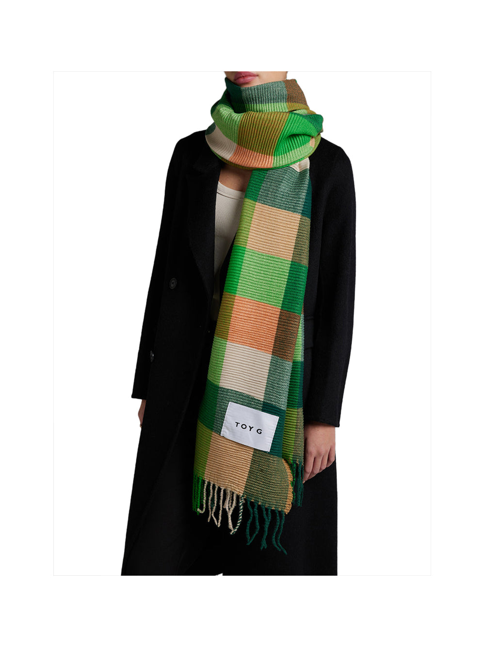 TOY G Sciarpa Toy G Farah - Verde Verde