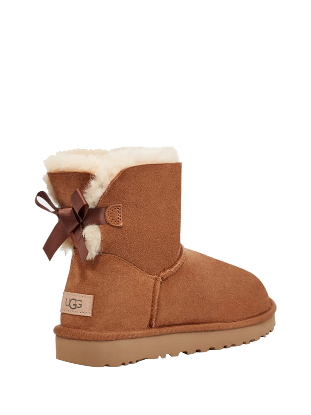 UGG Ugg Eskimo Boot Mini Bailey Bow II Donna Beige CHESTNUT