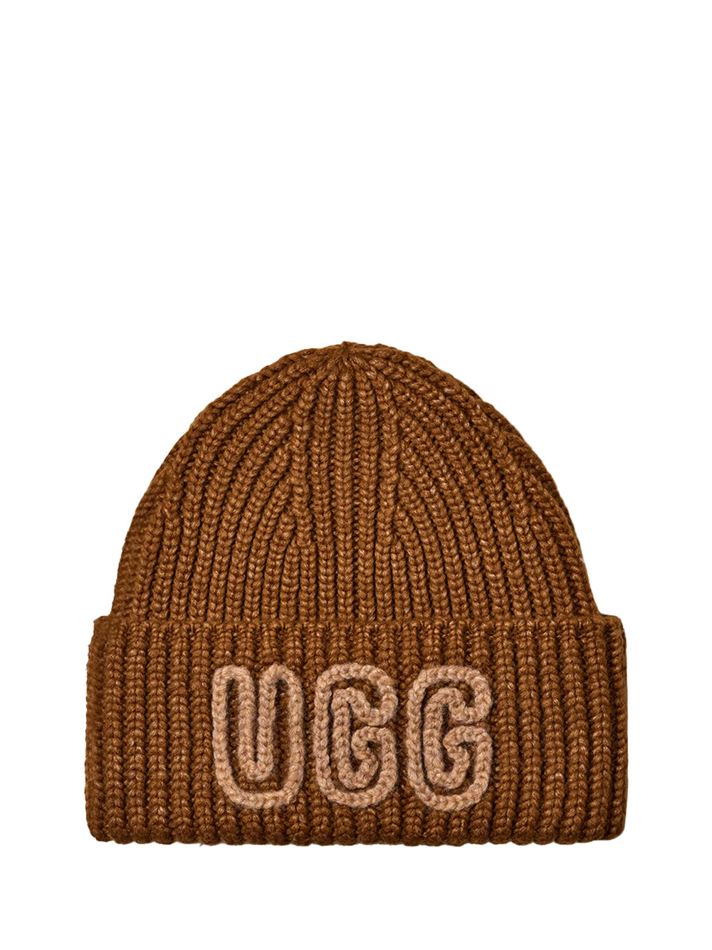 UGG Cappello Ugg A Coste Chunky Crafted - Marrone Marrone