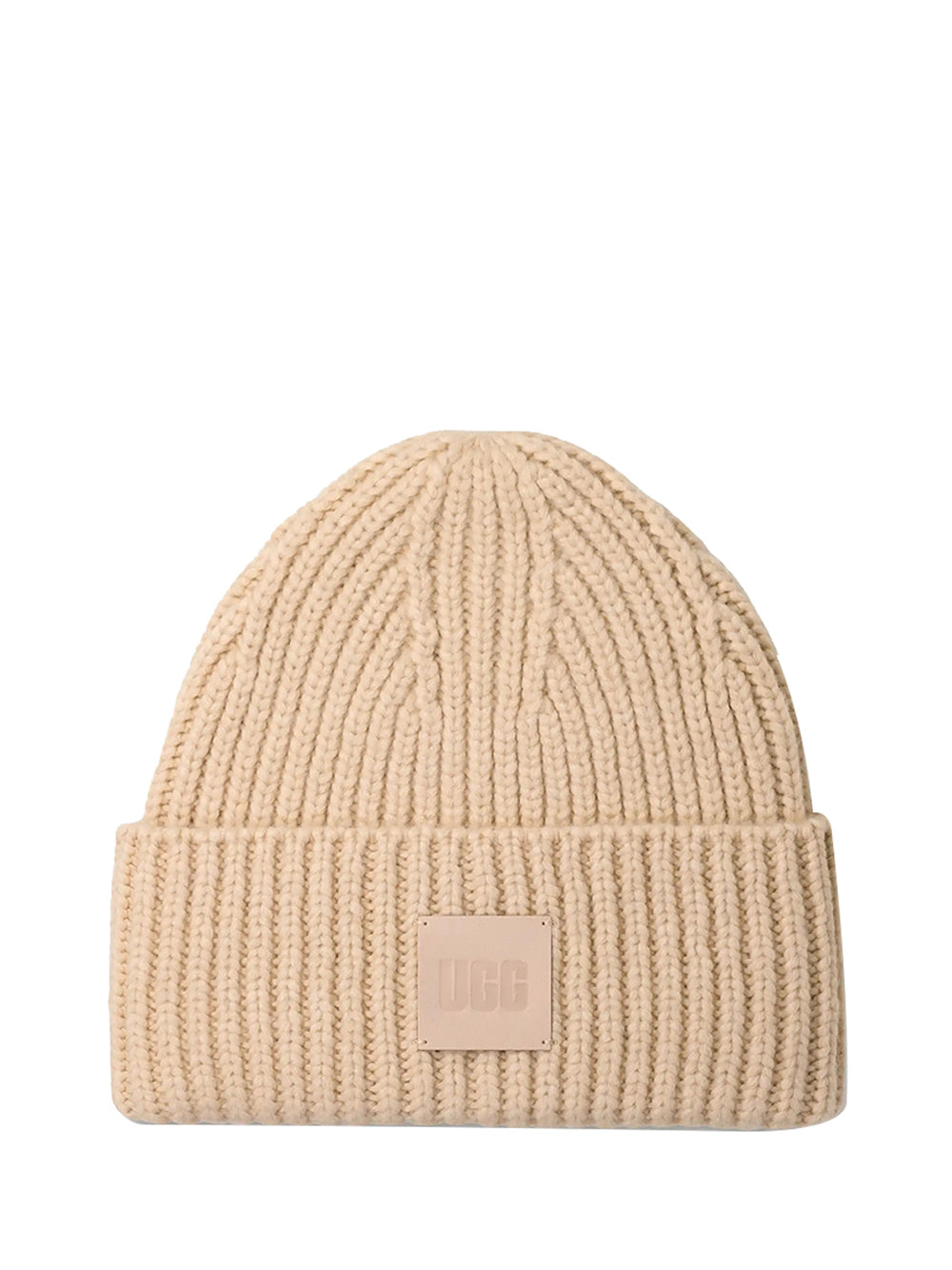UGG Cappello Ugg A Coste In Maglia Grossa - Crema Crema