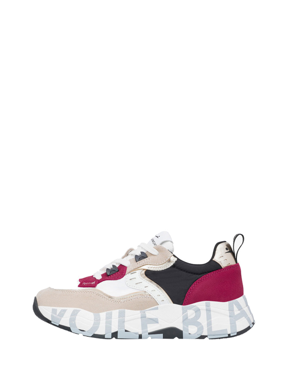 VOILE' BLANCHE Voilé Blanche Sneakers Donna Beige/ruby/platino - Multicolore Beige/ruby/platino