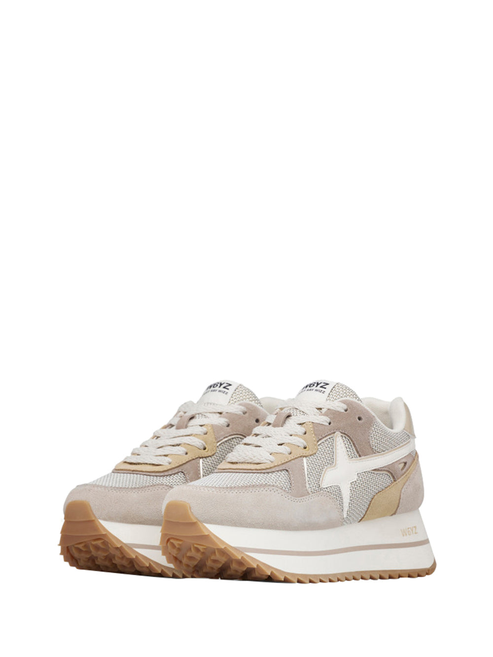 W6YZ W6yz Sneakers Donna Beige/platino - Multicolore BEIGE/PLATINO