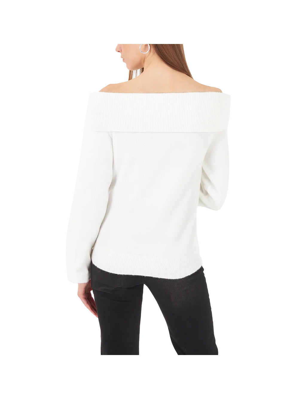 YES ZEE Maglia Yes Zee Con Collo Ad Anello - Bianco Bianco