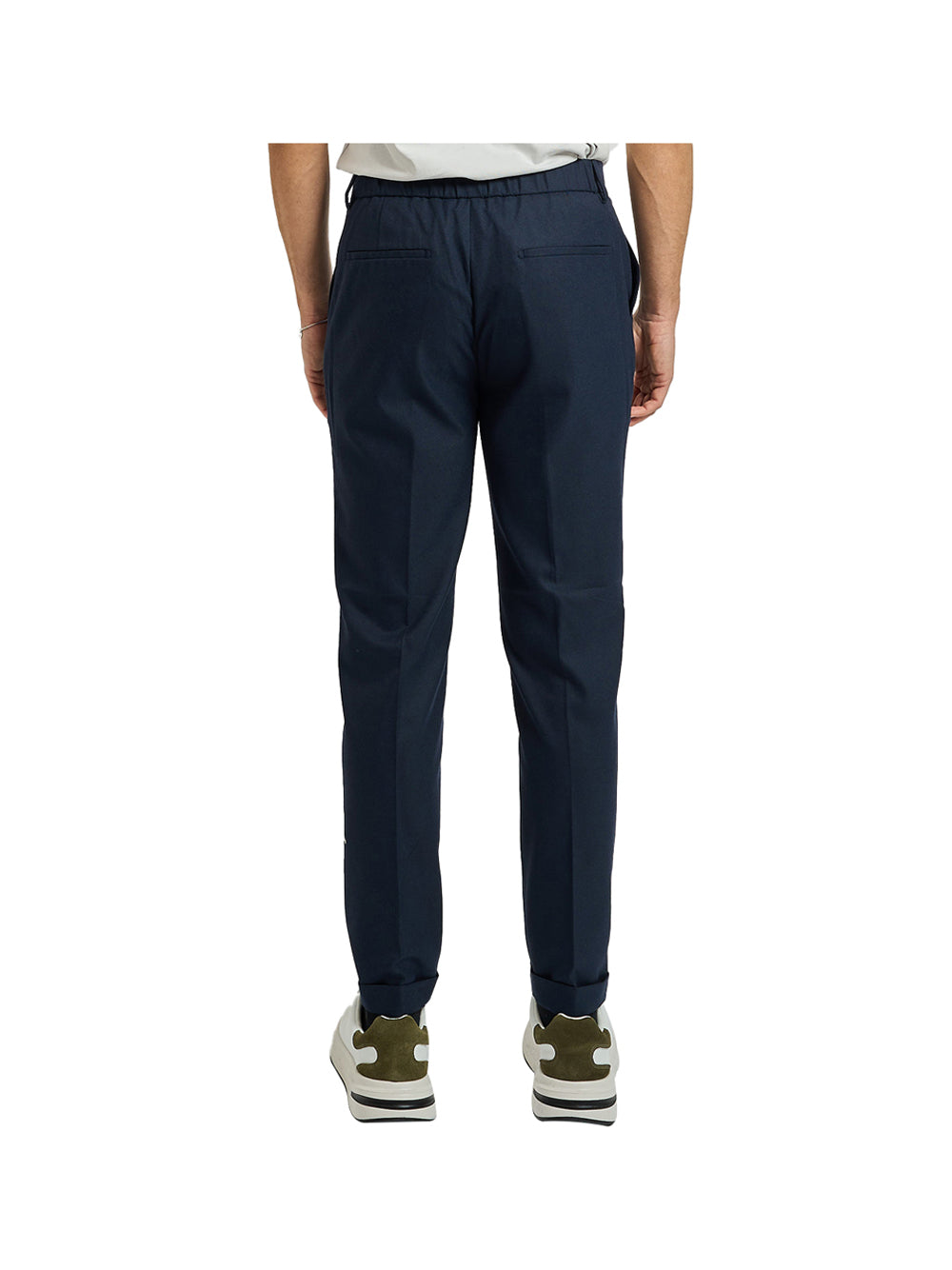 YES ZEE STC Pantaloni Yes Zee Con Pinces - Blu NAVY