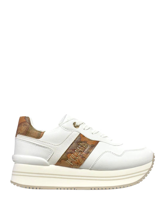 2 PRIMA CLASSE Sneakers Alviero Martini - Bianco/Geo Beige Bianco/Geo Beige