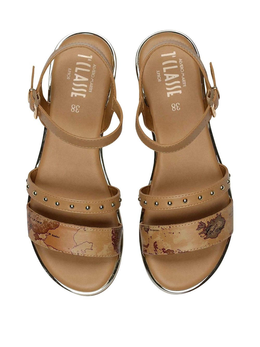 2 PRIMA CLASSE Sandali Prima Classe 2452 0371 - Naturale Geo Beige/Cammello