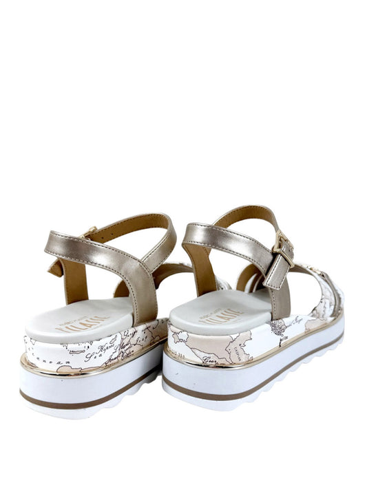 2 PRIMA CLASSE Sandalo Alviero Martini - Latte/Platino Latte/Platino