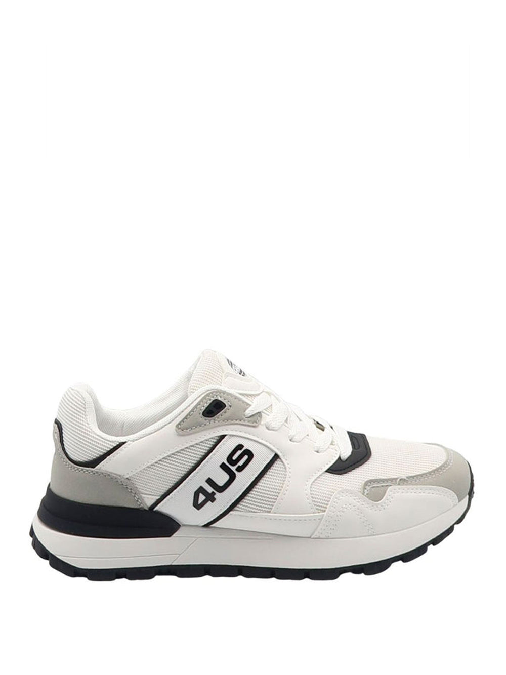 4US STC Sneakers Paciotti Snooze Bianco Bianco/nero