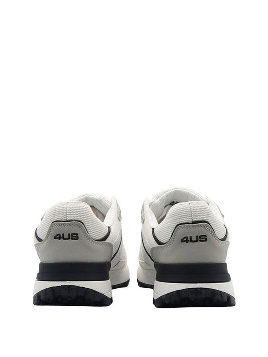 4US STC Sneakers Paciotti Snooze Bianco Bianco/nero
