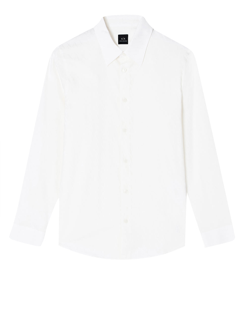 ARMANI EXCHANGE Armani Exchange Camicia regular fit in cotone jacquard Bianco Off White