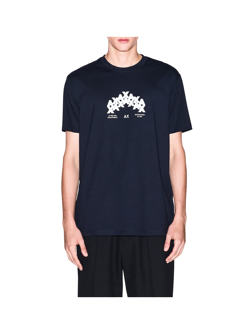 ARMANI EXCHANGE T-shirt Armani Exchange Con Stampa Grafica - Blu NAVY