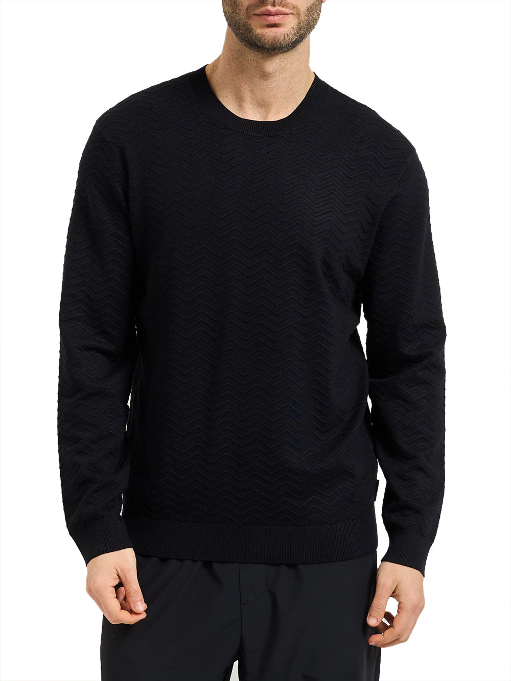 ARMANI EXCHANGE Pullover Armani Exchange - Blu Notte Deep Navy Waves