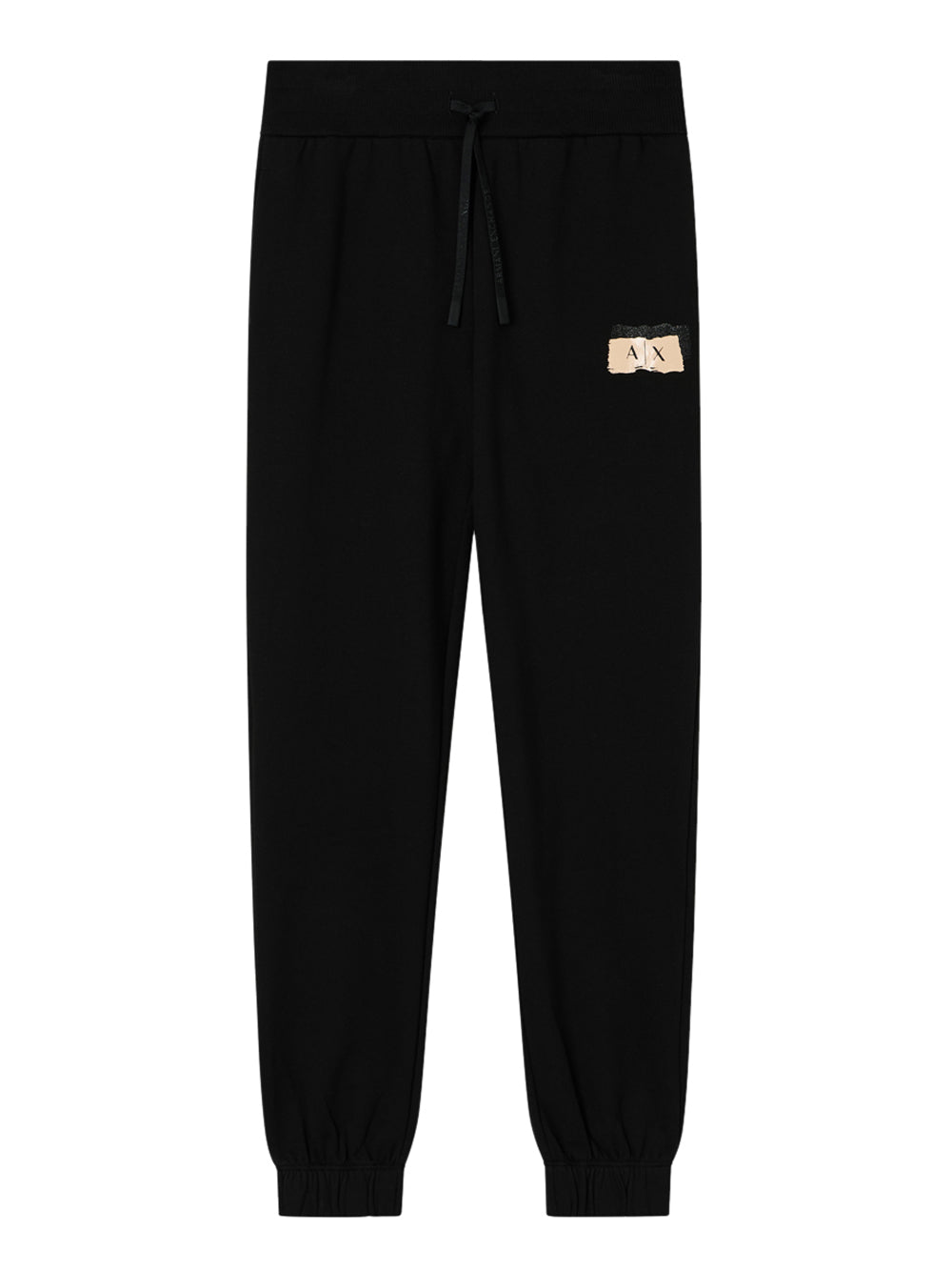 ARMANI EXCHANGE Armani Exchange Pantaloni Jogger French Terrry Nero BLACK