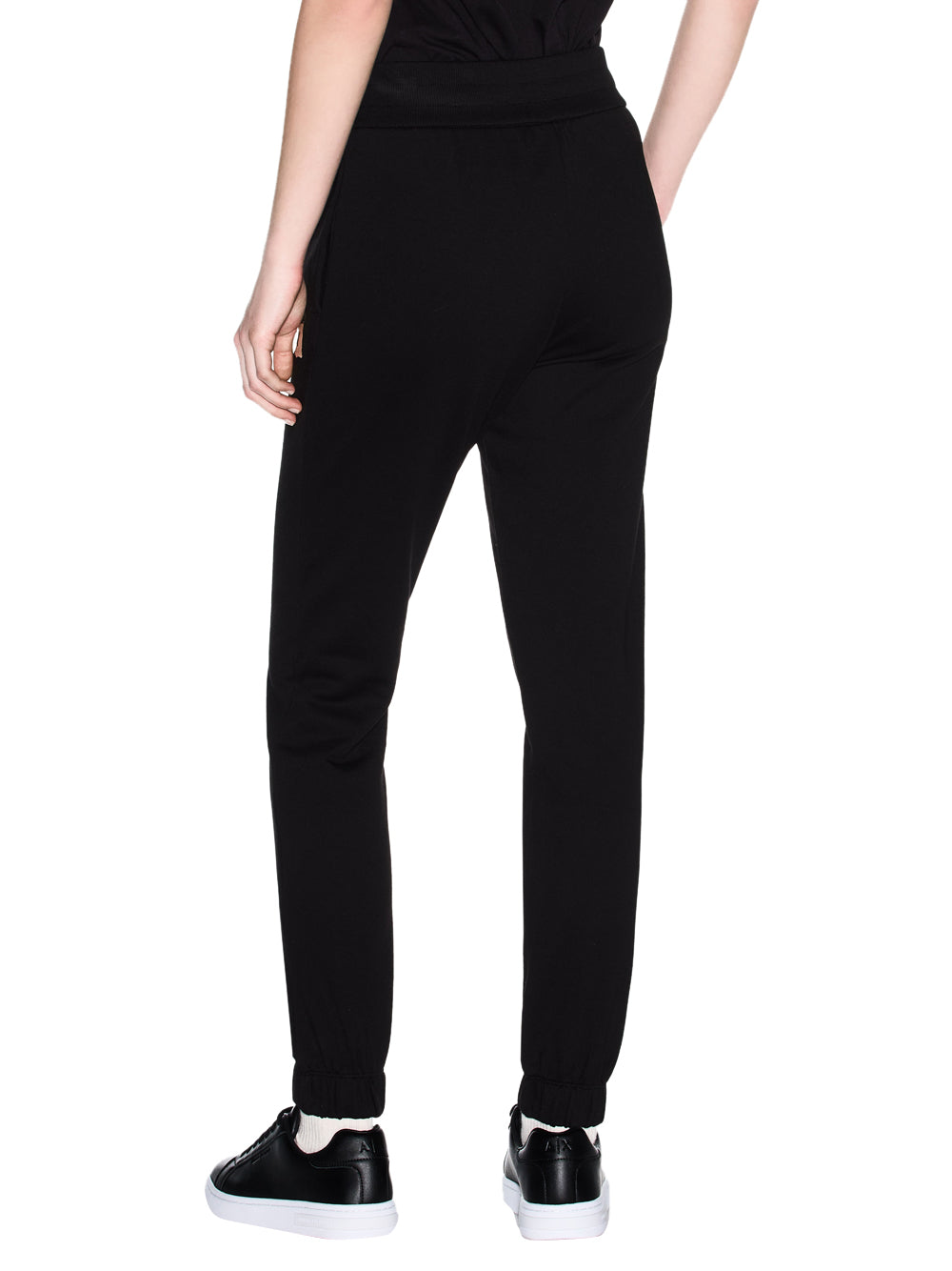 ARMANI EXCHANGE Armani Exchange Pantaloni Jogger French Terrry Nero BLACK