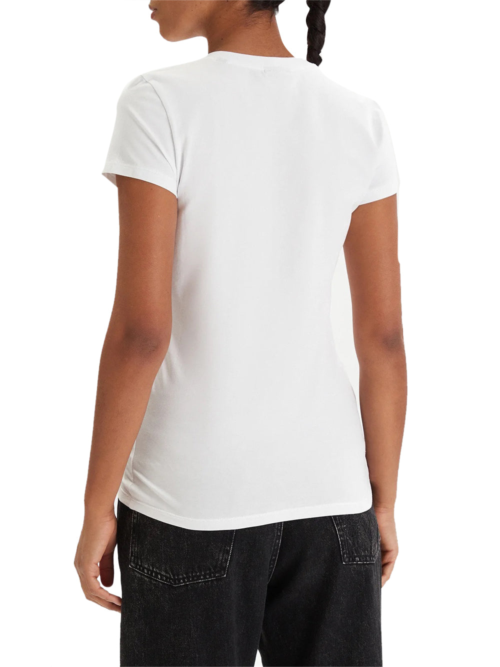 ARMANI EXCHANGE Armani Exchange T-shirt slim fit in jersey di cotone stretch Bianco Optic White