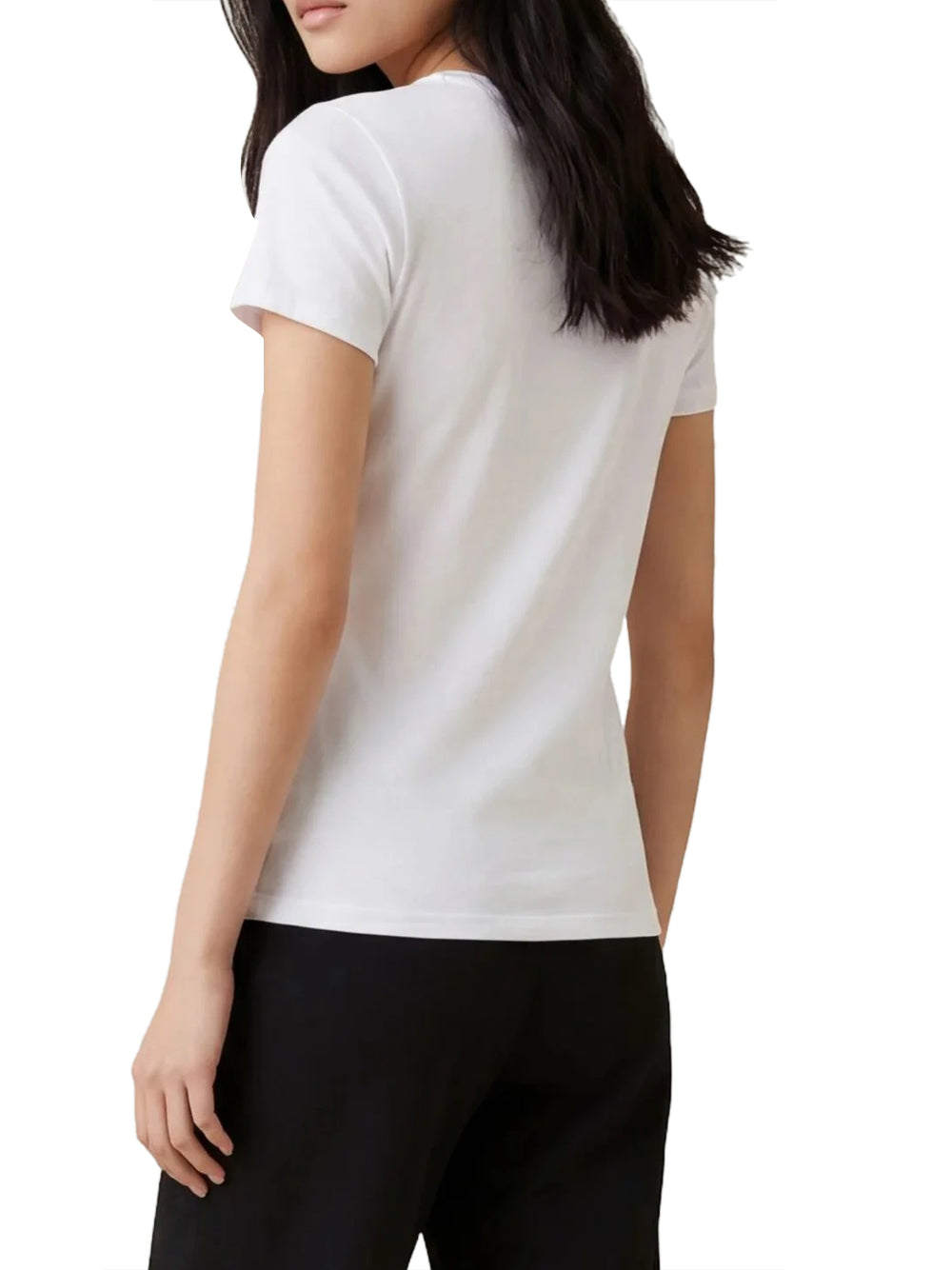 ARMANI EXCHANGE T-Shirt Armani Exchange Logo Frontale - Bianco Optic White