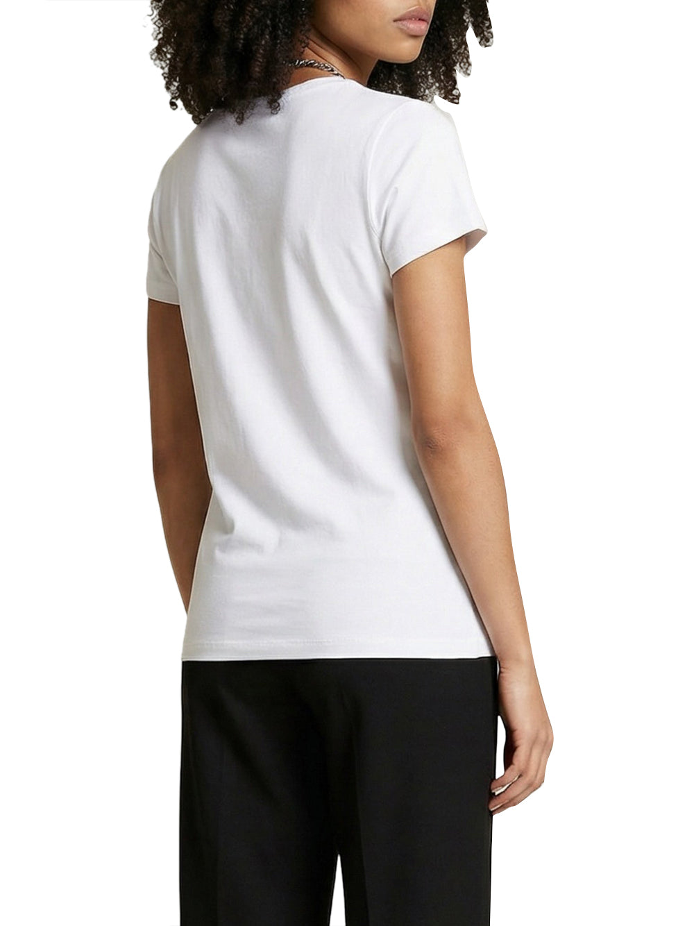 ARMANI EXCHANGE Armani Exchange T-Shirt Logo Frontale - Bianco Optic White