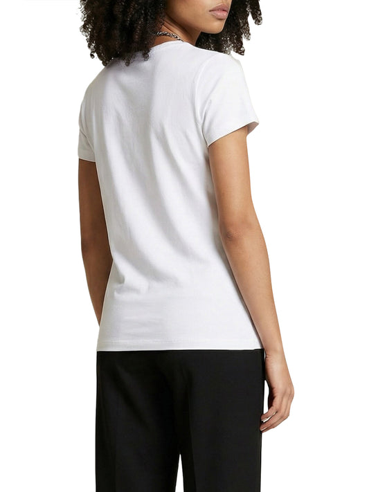 ARMANI EXCHANGE Armani Exchange T-Shirt Logo Frontale - Bianco Optic White