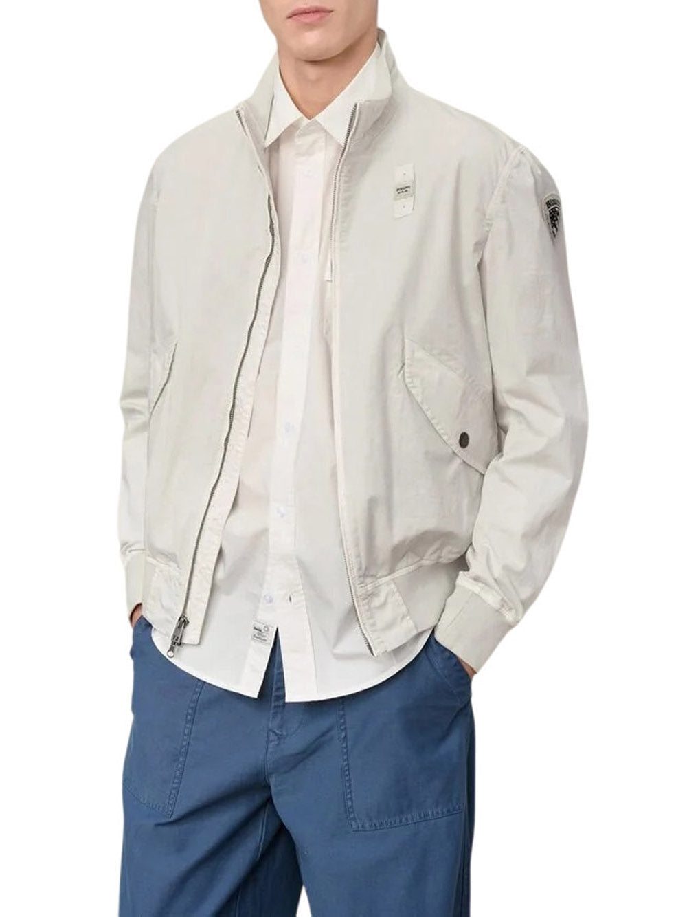 BLAUER Bomber Blauer Leggero Badger Dyed - Grigio Grigio