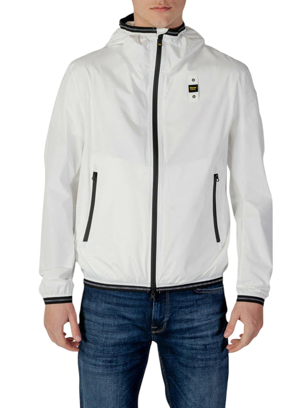 BLAUER Giacca a Vento Nastrata Farrin Blauer - Bianco Bianco
