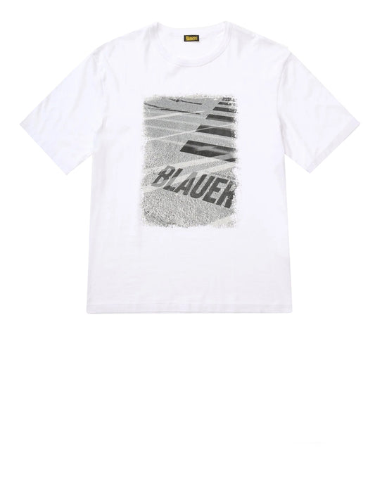 BLAUER Blauer T-Shirt Ryder - Bianco Bianco