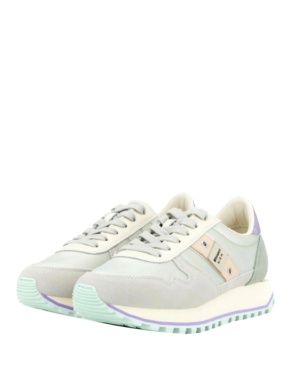 BLAUER Sneakers Blauer Millen 03 - Acqua/Lilla Acqua/lilla