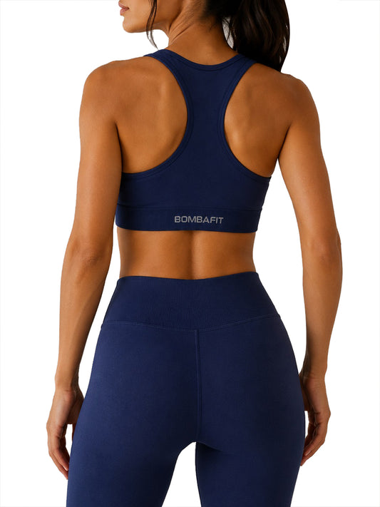 BOMBAFIT Top Go Bombafit - Blu Blu