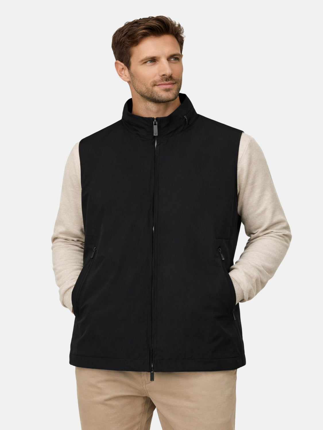 BRIAN BROME Brian Brome Gilet Uomo Nero Nero