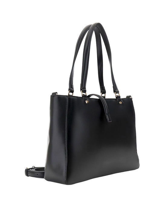 CAFE'NOIR Borsa A Mano Café Noir Con Pannello Intrecciato - Nero Nero