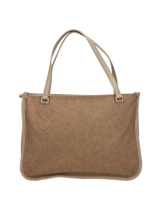 CAFE'NOIR Borsa Shopper Effetto Camoscio Cafe'Noir - Fango Fango