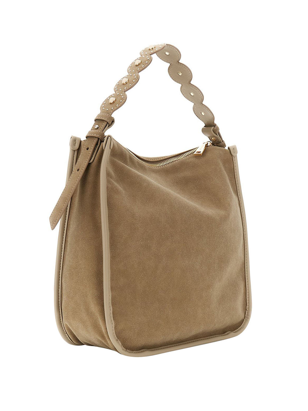 CAFE'NOIR Shopper Café Noir Effetto Camoscio - Fango Fango