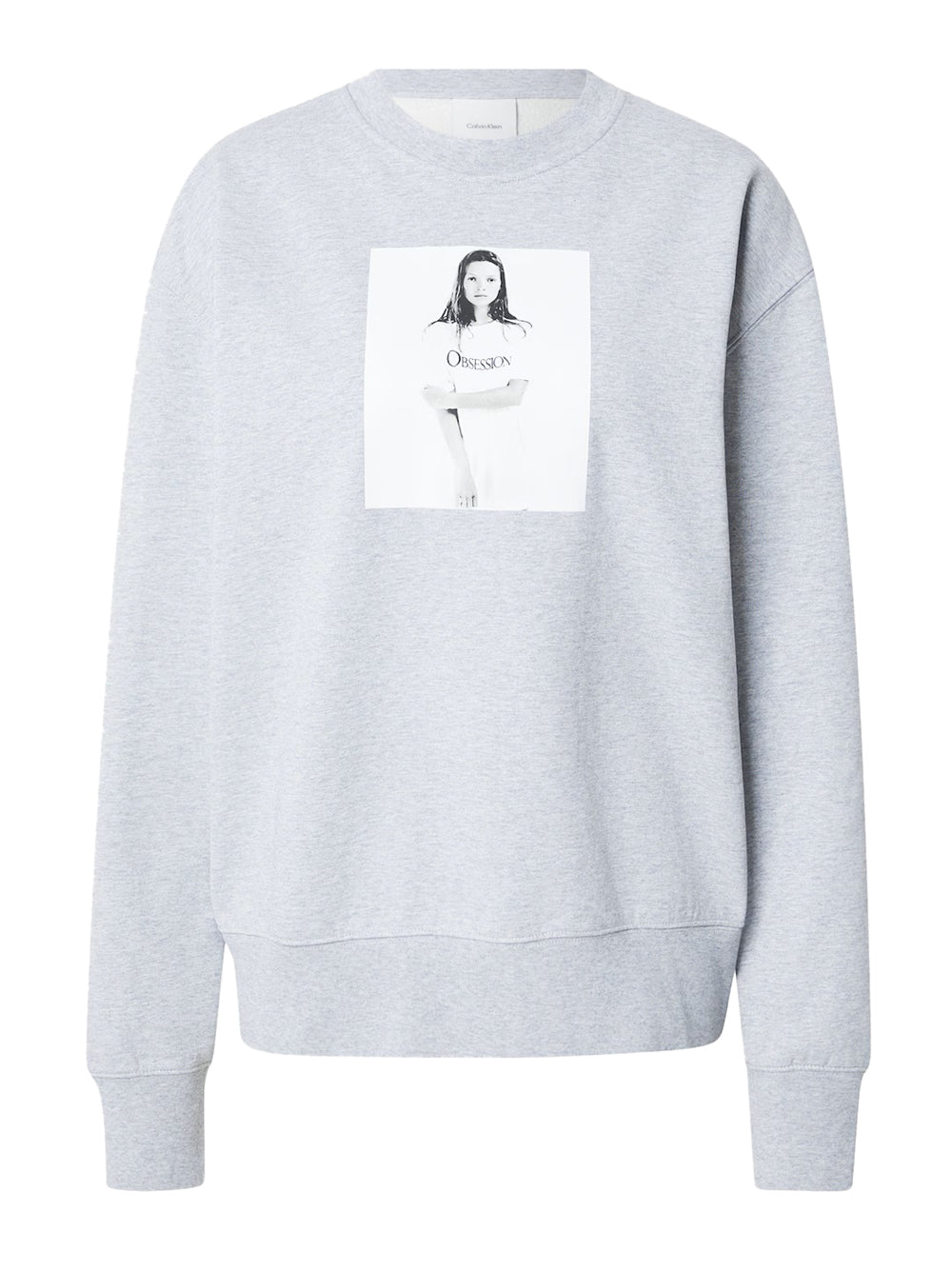 CALVIN 1LINEA 2USCITA Calvin Klein Felpa Kate Obsession - Grigio Heroic Grey Heather