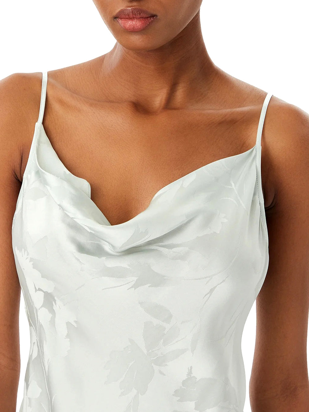 CALVIN 1LINEA 2USCITA Calvin Klein Abito Regular Fit - Verde Acqua Pale Meadow Jacquard Floral Cu