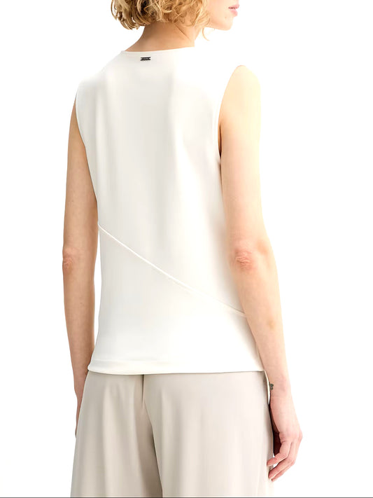 CALVIN 1LINEA 2USCITA Calvin Klein Top Stretch Crepe - Tofu Tofu