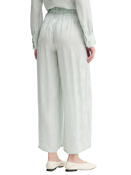 CALVIN 1LINEA 2USCITA Calvin Klein Pantalone Viscose Jacquard Ela - Verde Verde