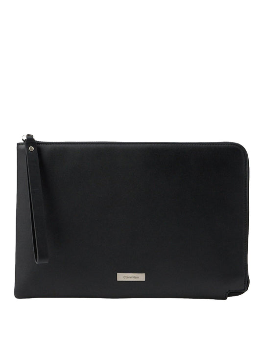 CALVIN ACC.1USCITA Pochette Calvin Klein Plaque Pouch - Nero Nero