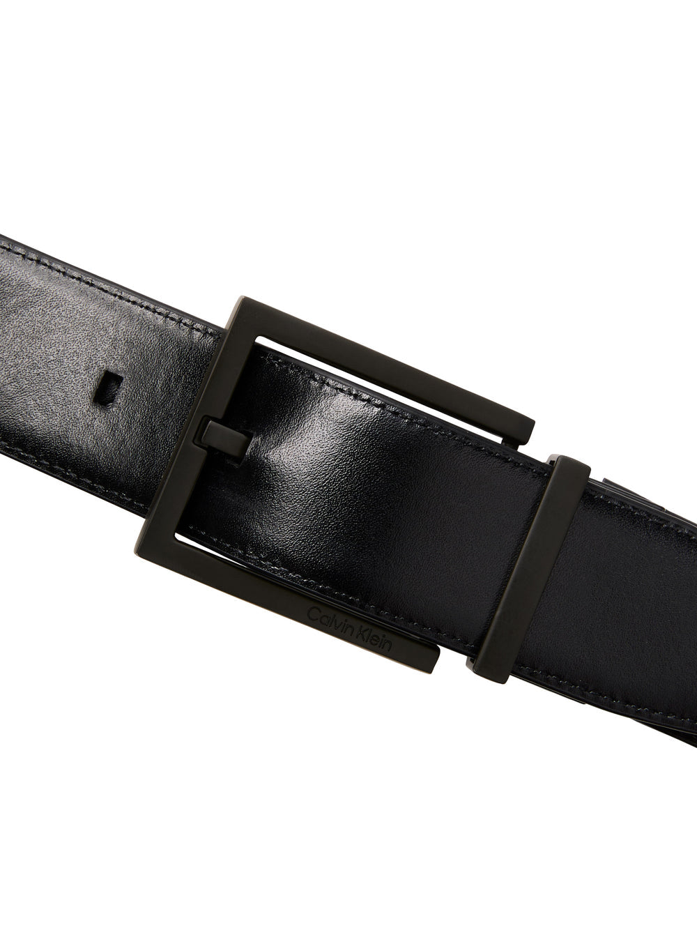 CALVIN ACC.1USCITA Calvin Klein Cintura Square Buckle Smooth - Nero Nero