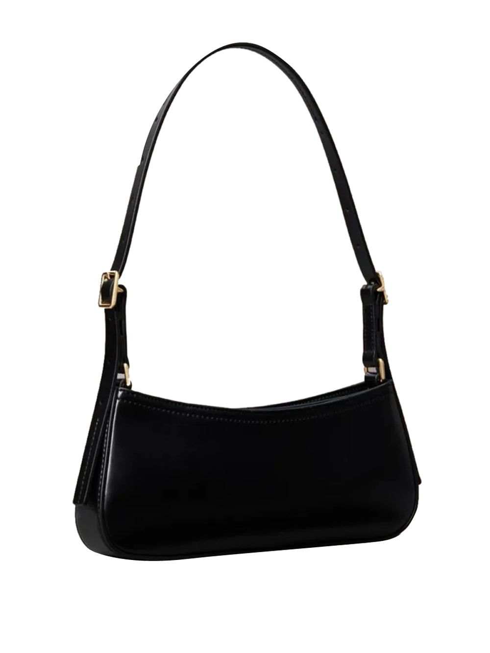 CALVIN ACC.1USCITA Calvin Klein Borsa A Spalla Logo Frontale - Nero Nero