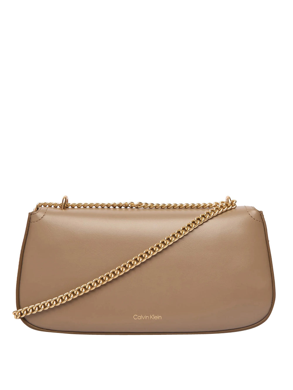 CALVIN ACC.1USCITA Calvin Klein Borsa a Tracolla Ck Convertible Chain Small - Beige Beige